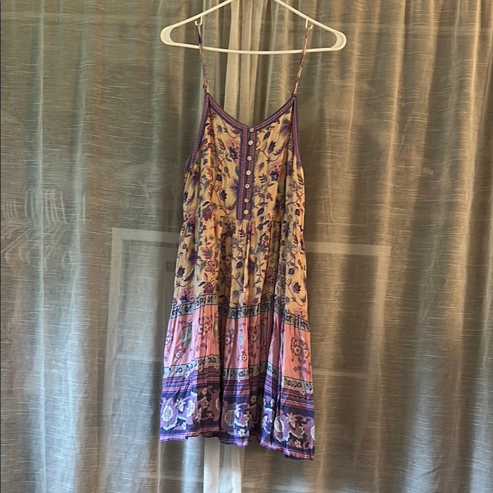 Spell Portabello Road Strappy Mini Dress L